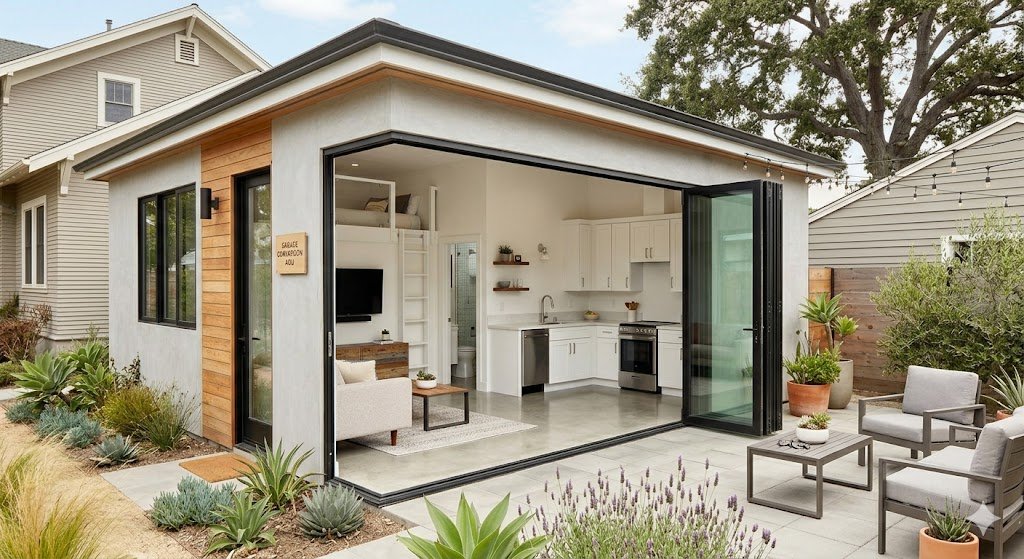 Garage Conversion ADU in Sherman Oaks, CA