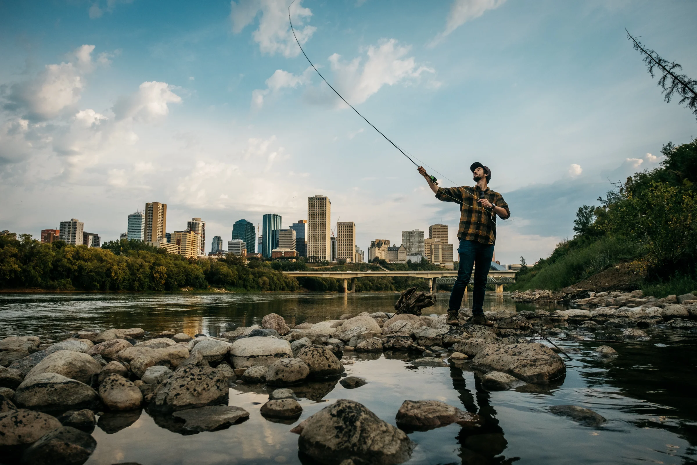 Fly Fishing on the River Valley