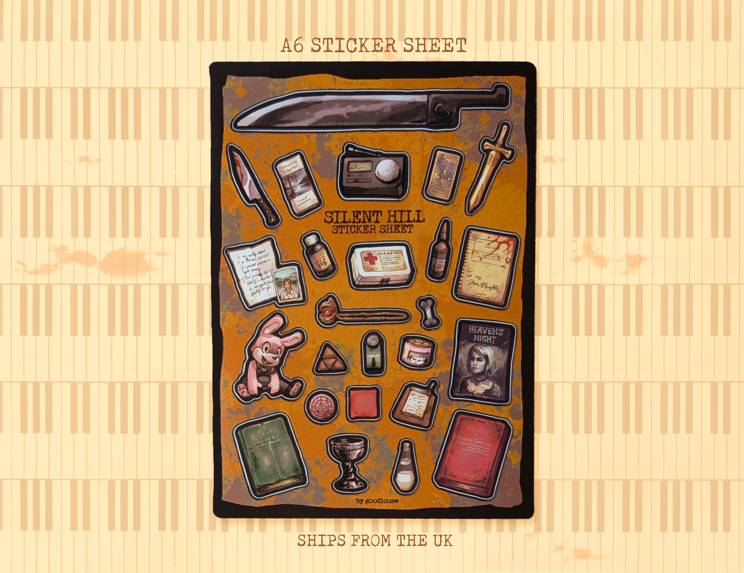 Silent Hill Sticker Sheet