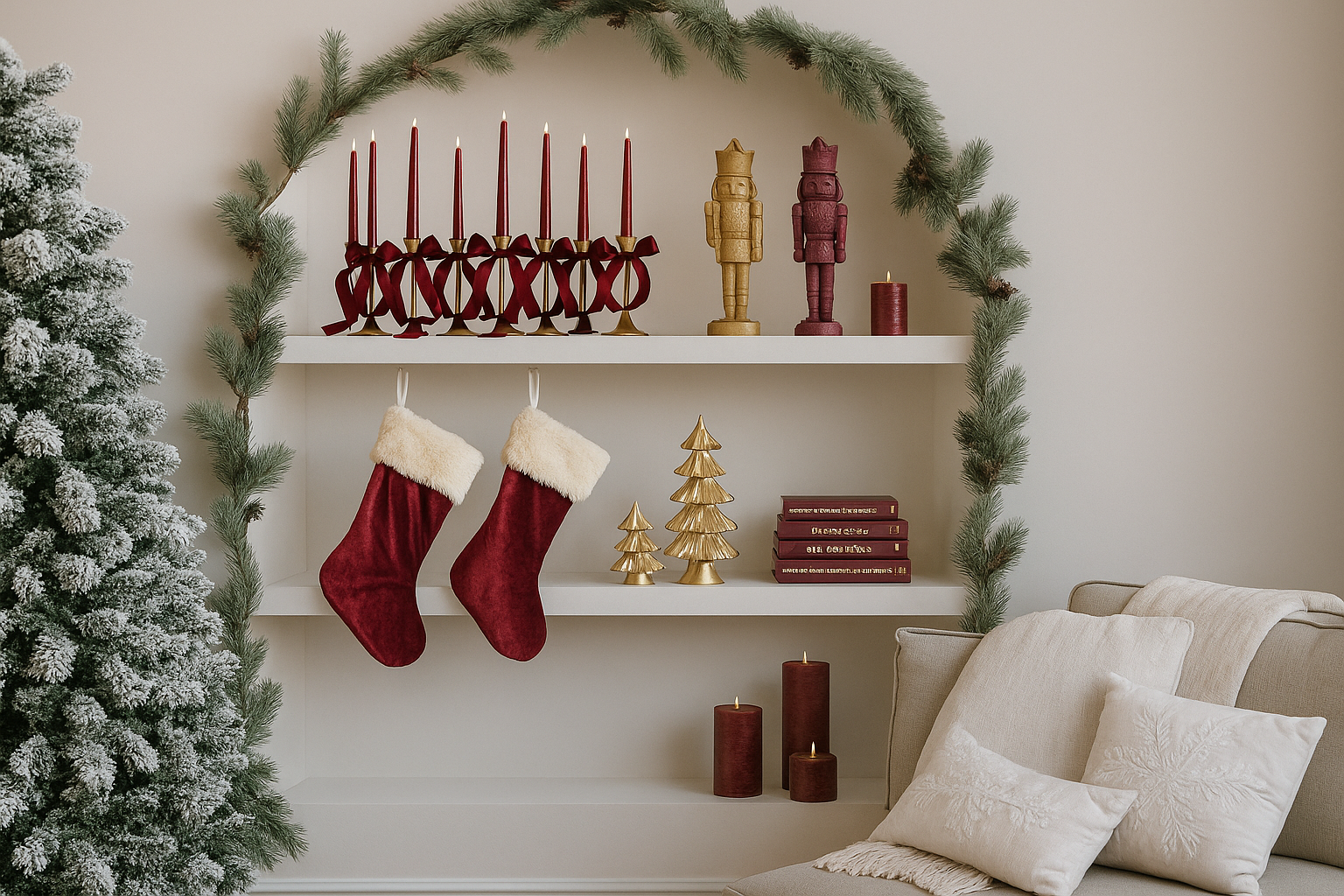 Santa's Nook Holiday Installation