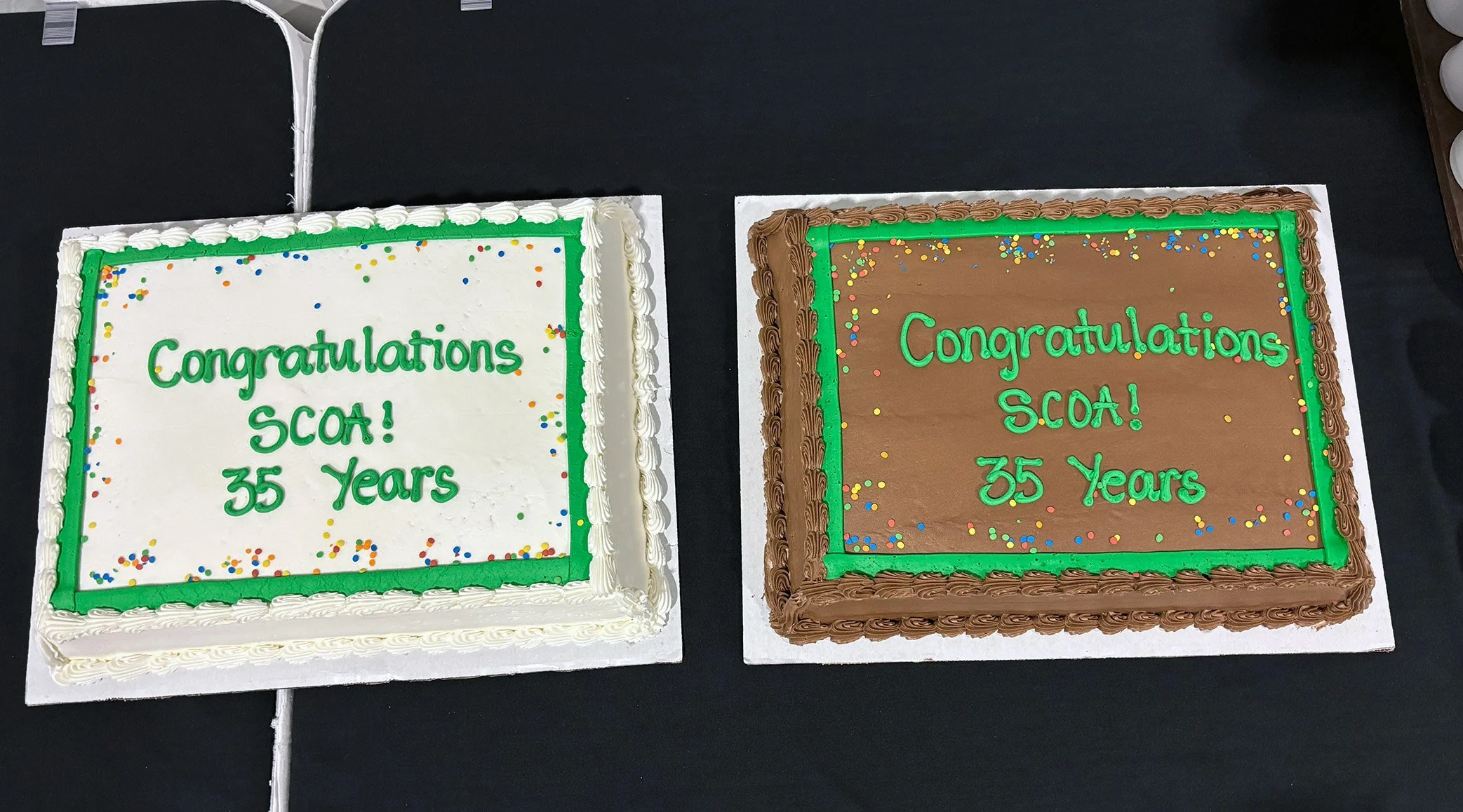SCOA 35 Years - anniversary cakes