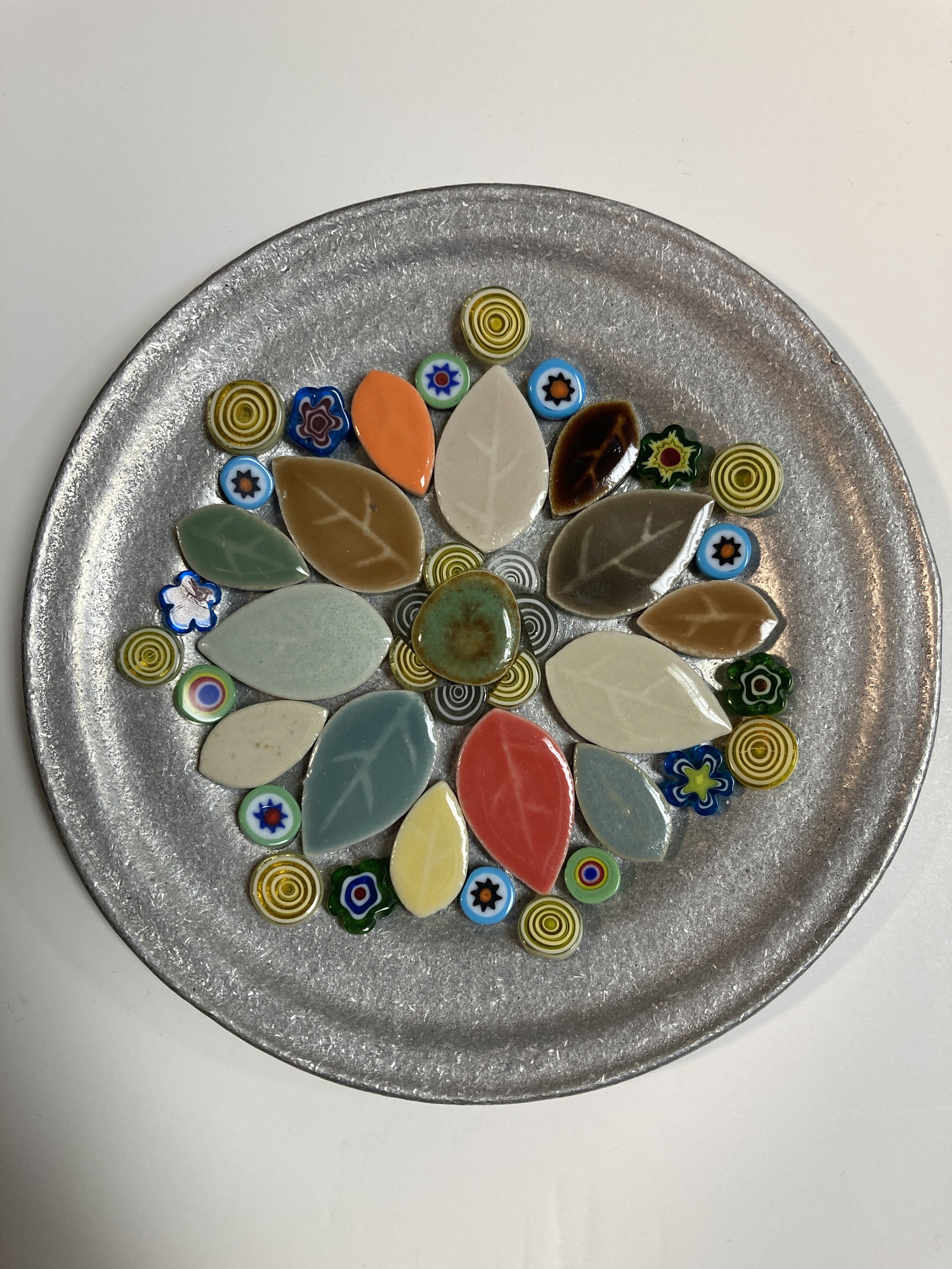 Pewter Plate Series - Autumn Leaves SOLD