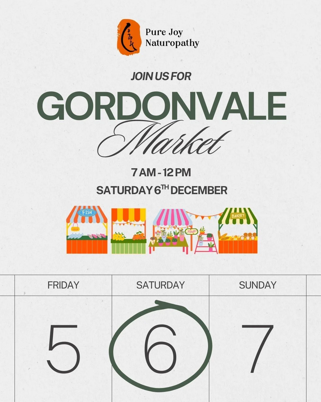 🌿 Gordonvale Market This Saturday! 🌿
7 AM &ndash; 12 PM | Saturday 6th December

I&rsquo;ll be at the Gordonvale Market with Pure Joy Naturopathy &mdash; and I&rsquo;m bringing my sweet furry sidekick along! 🐶💛

Come browse the stalls, enjoy the 