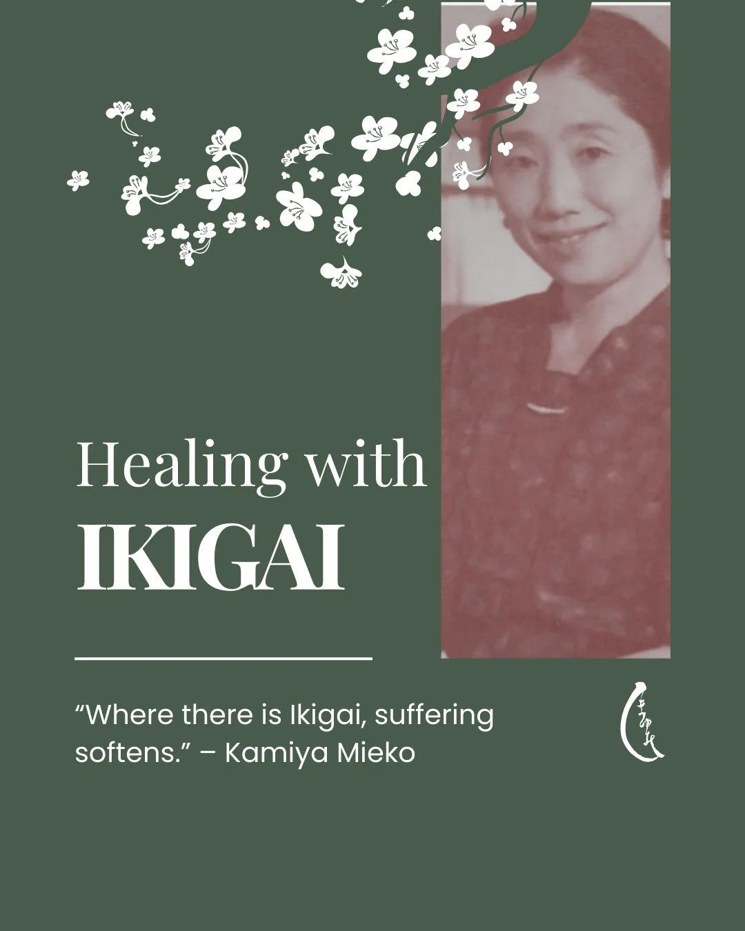 Healing in midlife isn&rsquo;t only physical, it&rsquo;s emotional, spiritual, and deeply personal.

One of my favourite teachings from Kamiya Mieko, the Japanese psychologist who shaped the modern understanding of Ikigai, is this:

✨ &ldquo;Where th