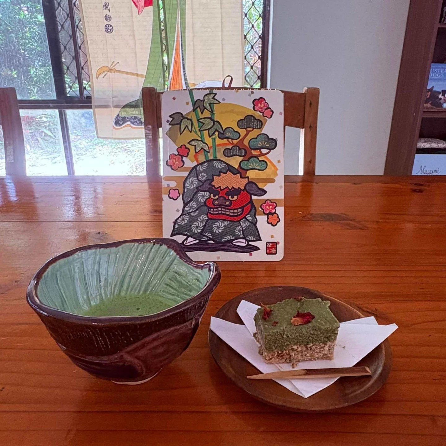 A happy new year! 

How is everyone doing for the new start of the year?

I made matcha in a tea bowl I purchased from a local artist; imperfect, asymmetrical, and full of character. Very wabi-sabi, and something I&rsquo;m deeply drawn to.

I also ma