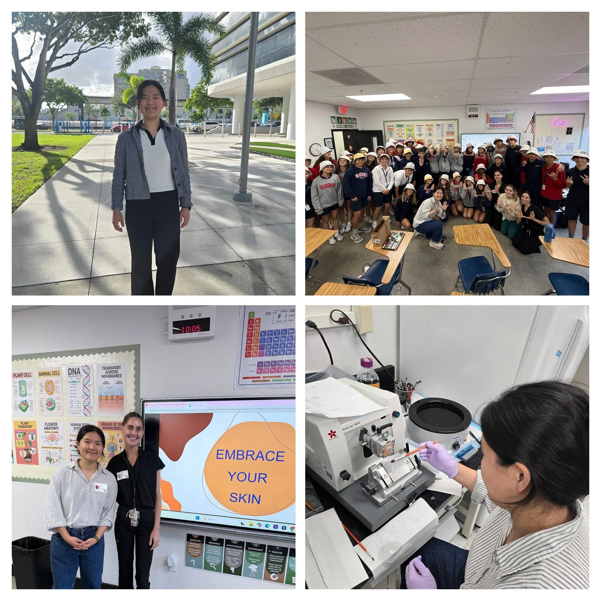 Oct 19-23, 2026: Soomin visited Miller School of Medicine, University of Miami for preceptorship at Dr. Irena Pastar's lab