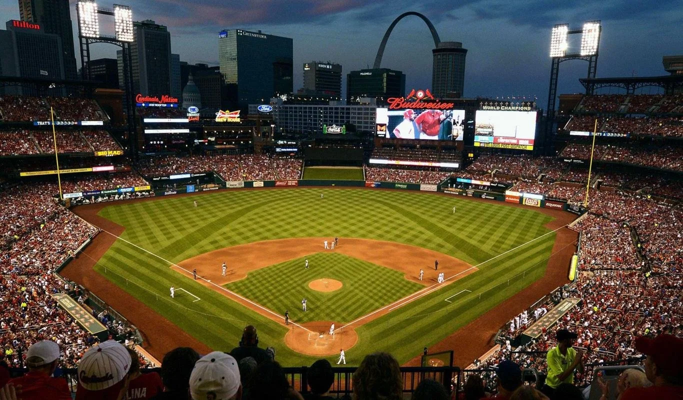 Cardinals at the Busch stadium