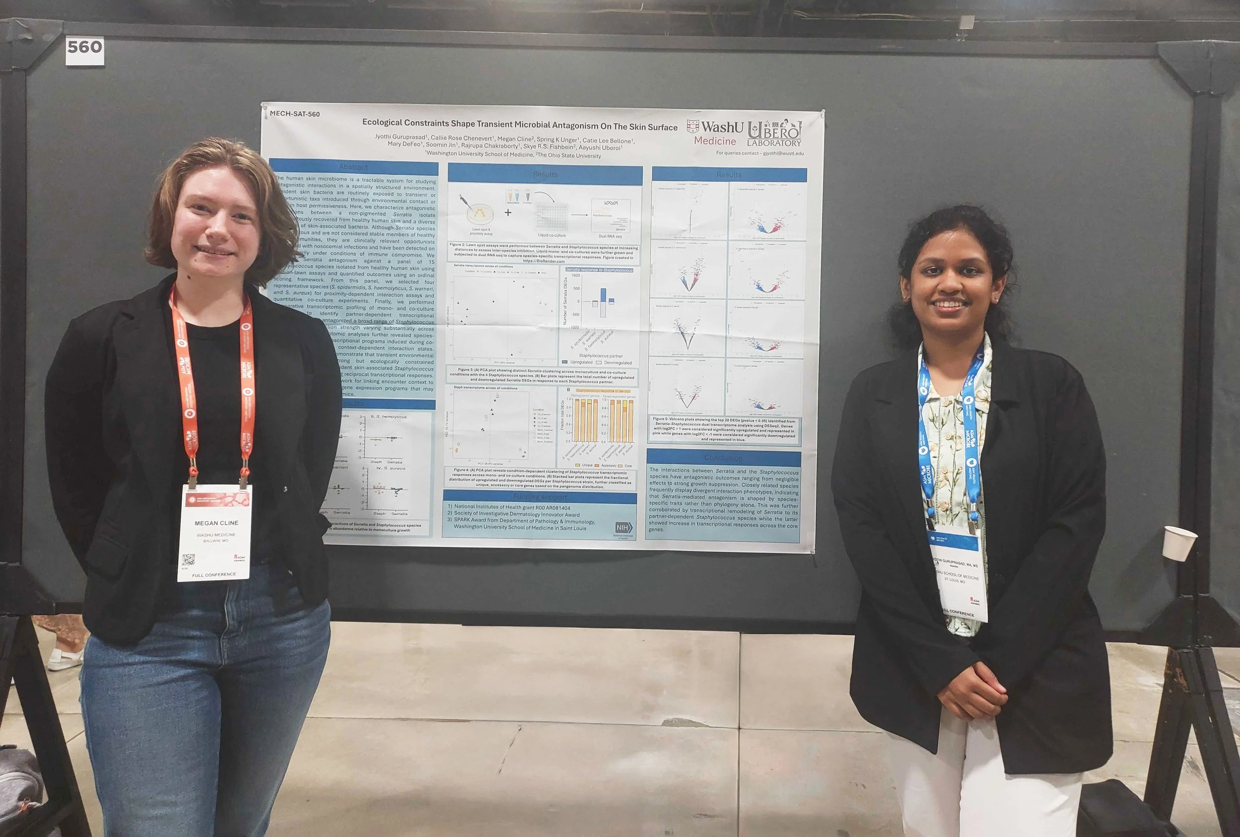 June 5-7, 2026: Megan and Jyothi attended the ASM-Microbe meeting in Washington D.C. 