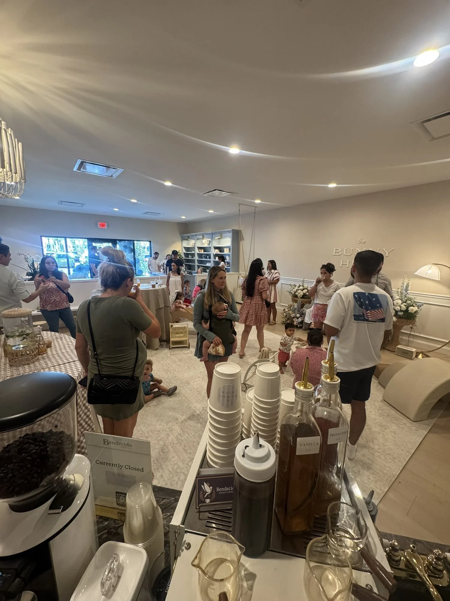 Bendecido Coffee espresso cart at The Bunny Hive Odessa