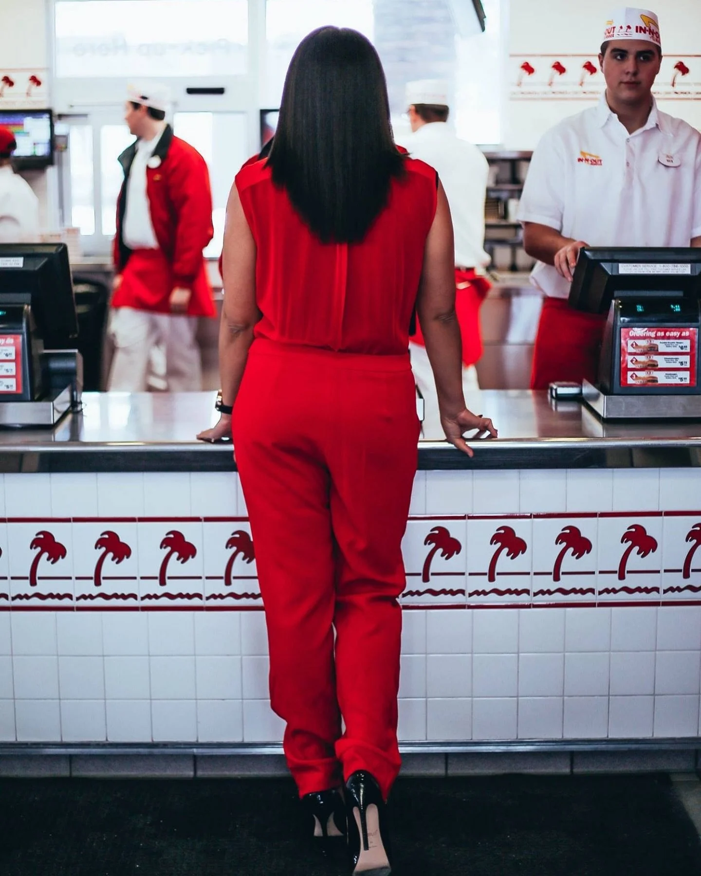 What&rsquo;s your @innout order? 

I&rsquo;ll always take a number one, animal style with no pickles&hellip;fries well done with spread and a lemon-up (pink lemonade + 7-up).

Stylist: @lobeynii 
Photographer: @pennalicia
