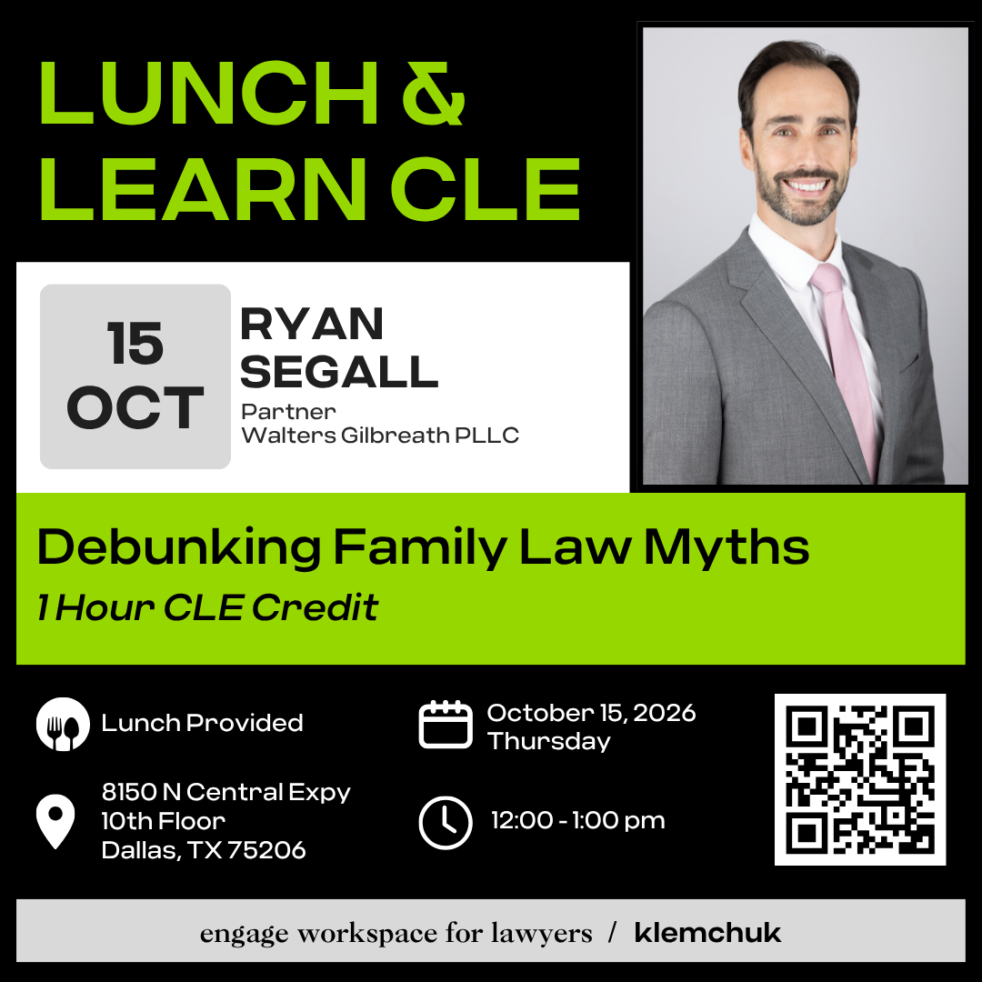 Lunch &amp; Learn CLE – Debunking Family Law Myths