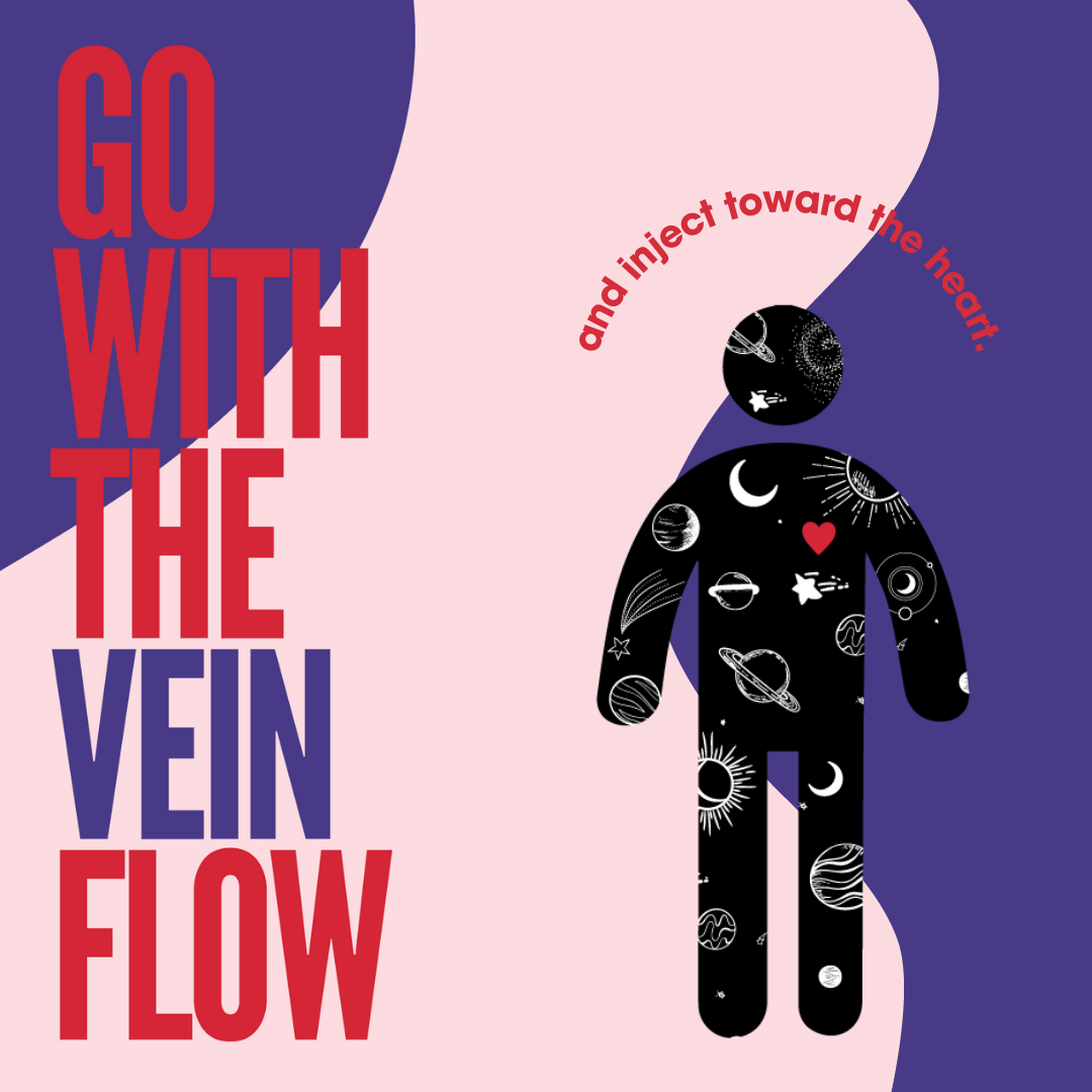 vein flow social post