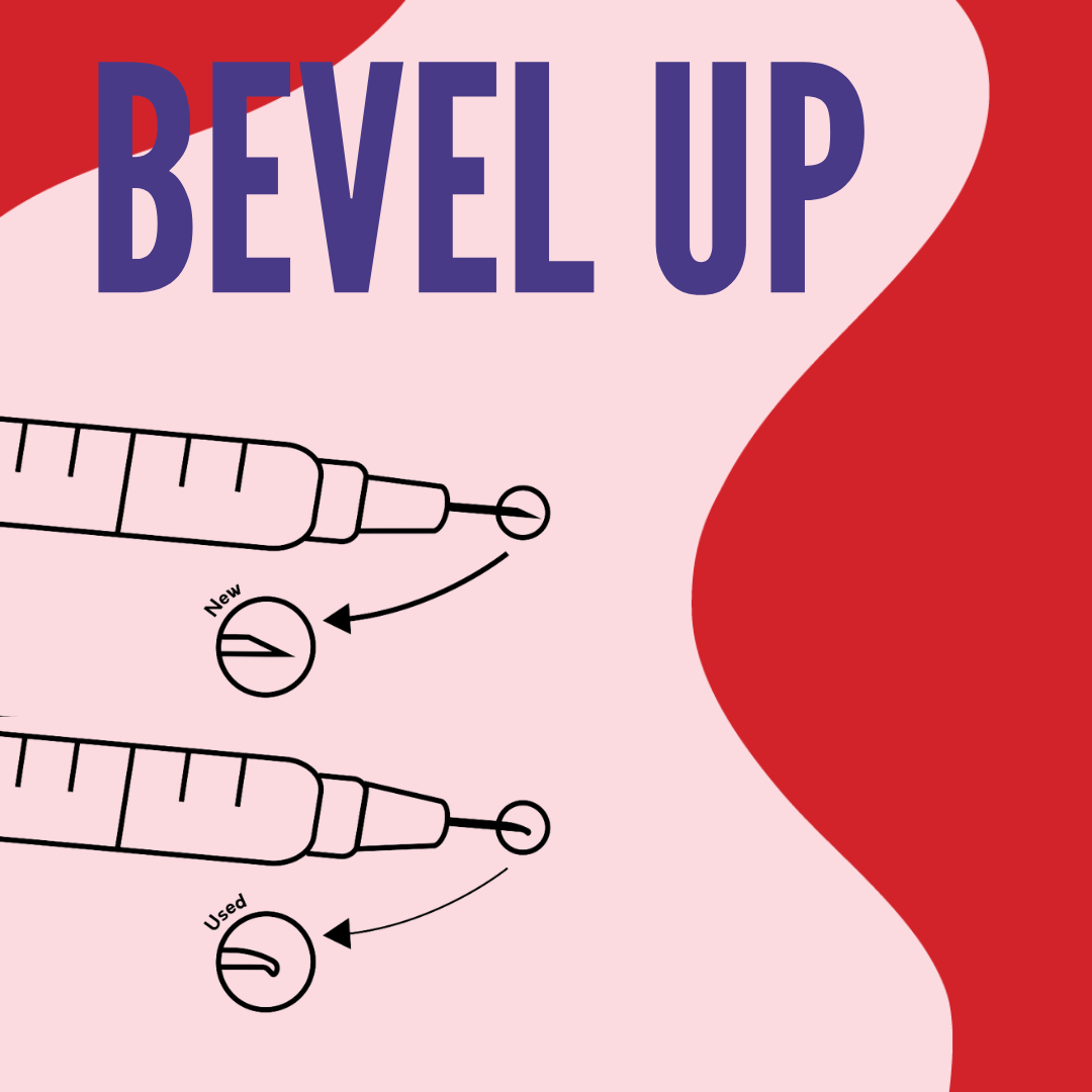 bevel up