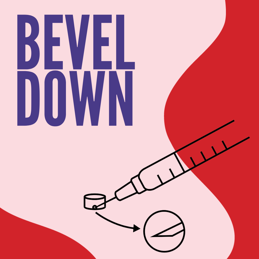 bevel down social post