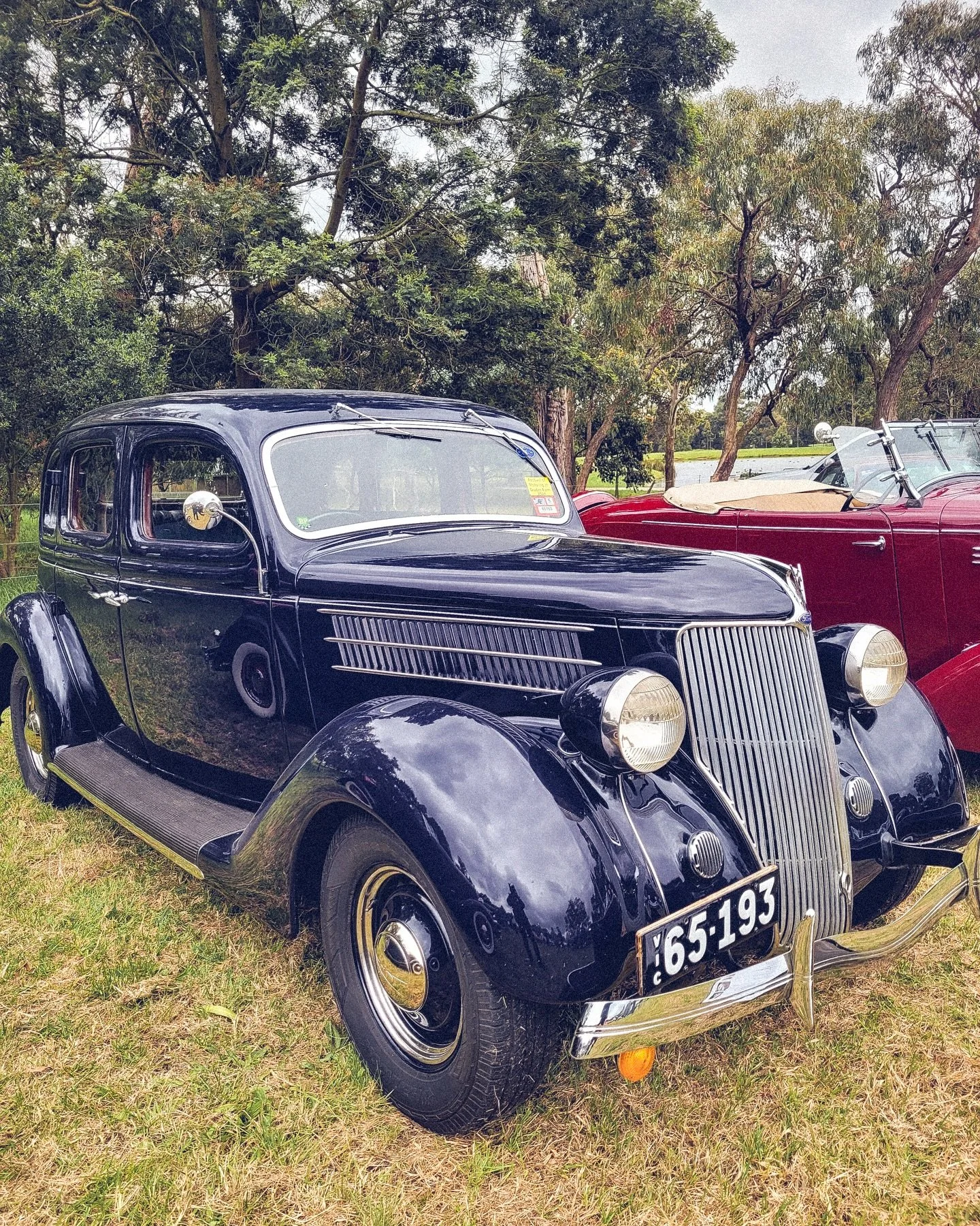 Makulu Vehicle Storage attended the very successful Cruden Farm motor show held on the 22nd Jan 2024. 
Of great appeal was this 1937 Ford V8.
Why the significance?
Our CEO,Clive Massel was given his first car, similar to the above model at age eight!