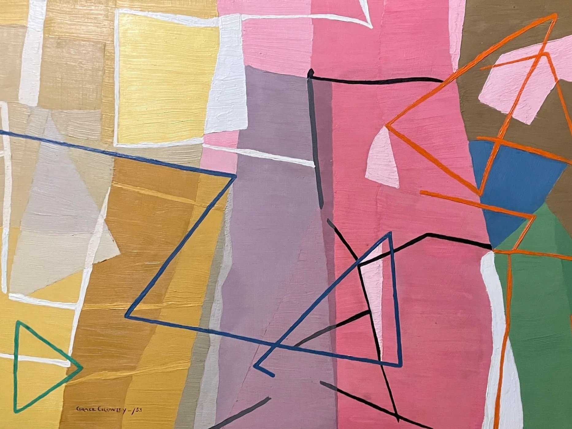 Grace Crowley, Abstract, 1953