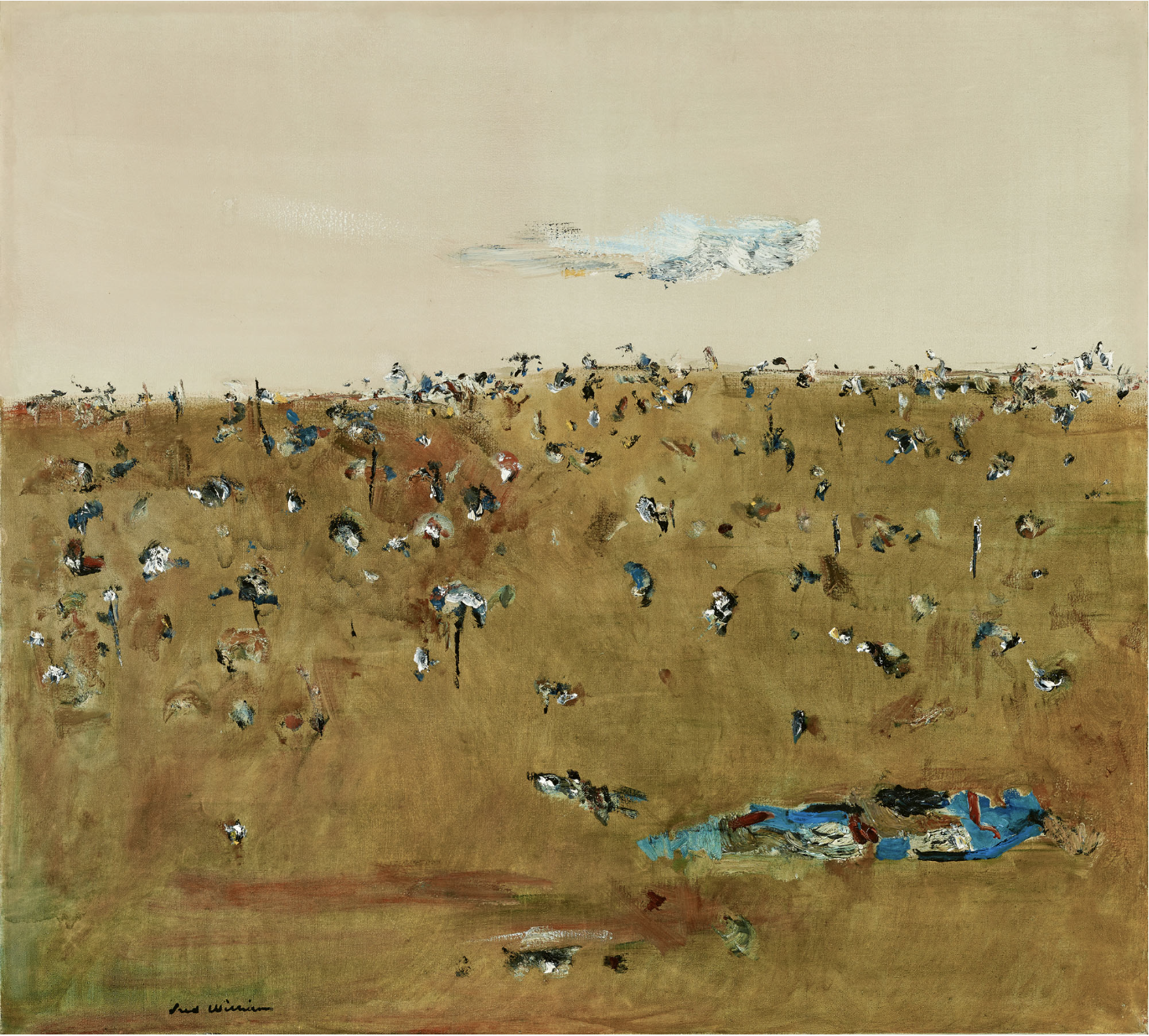 Fred Williams, Pond in Landscape