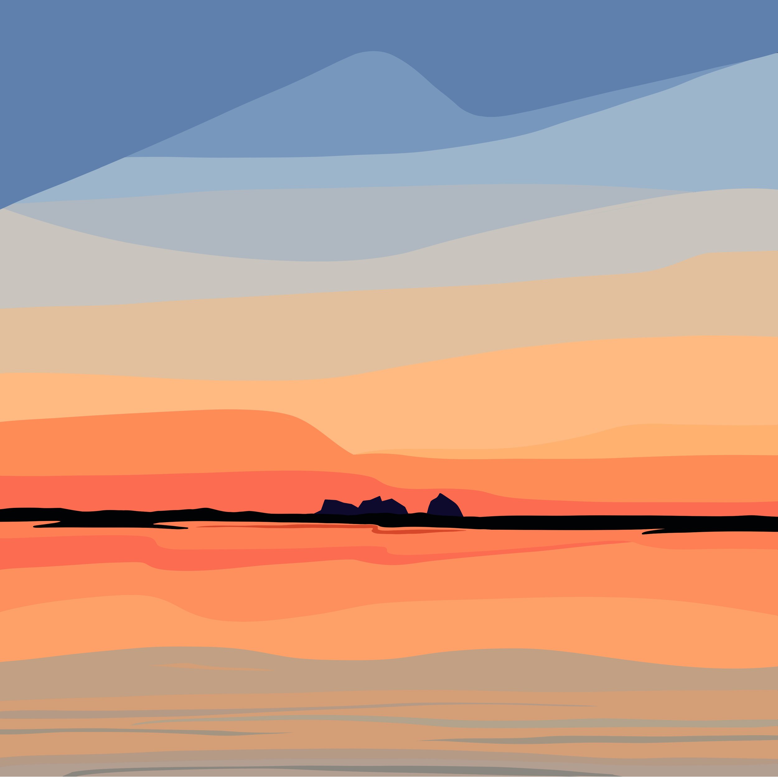 Summer Nights 12 x 12 in. | 2025