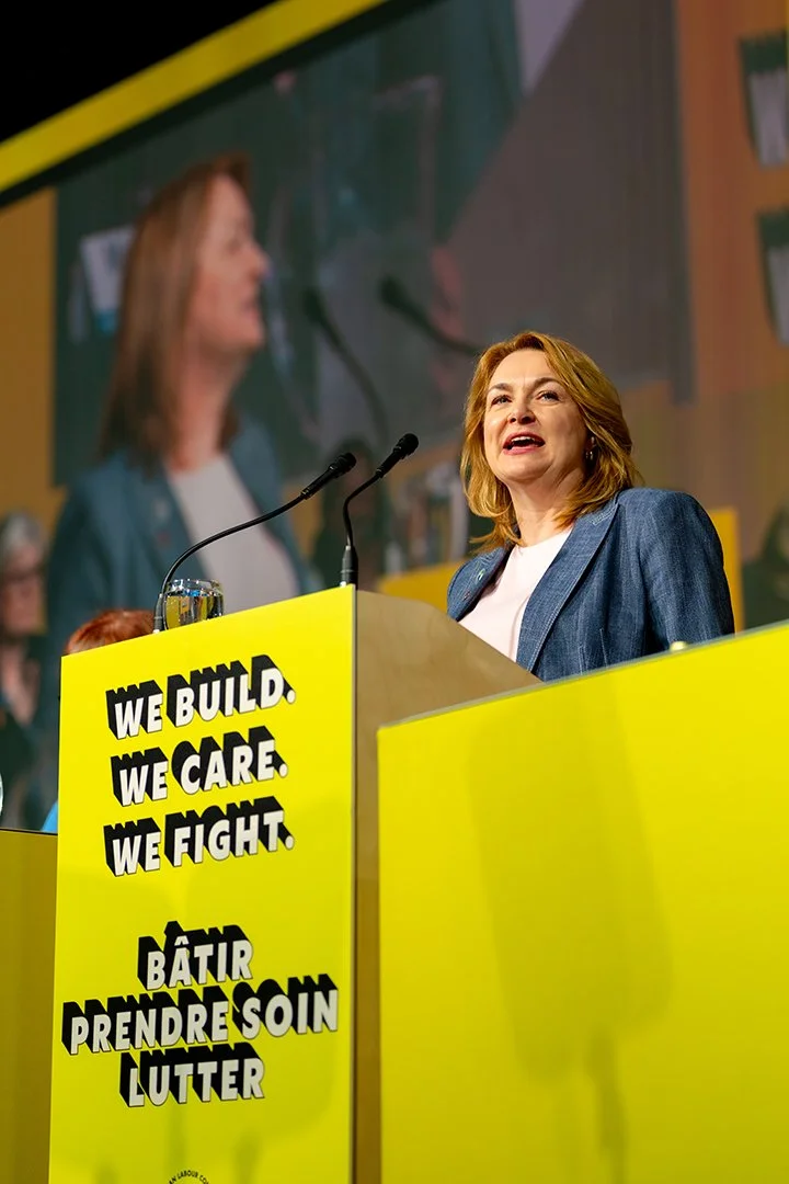 May 11, 2026 - Bea Bruske opens the 2026 Canadian Labour Congress Convention