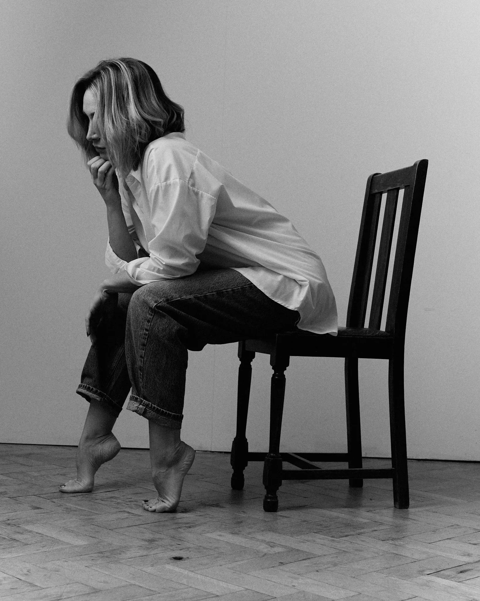 Creative studio portrait of actor Lucy-Jo Hudson photographed in Manchester