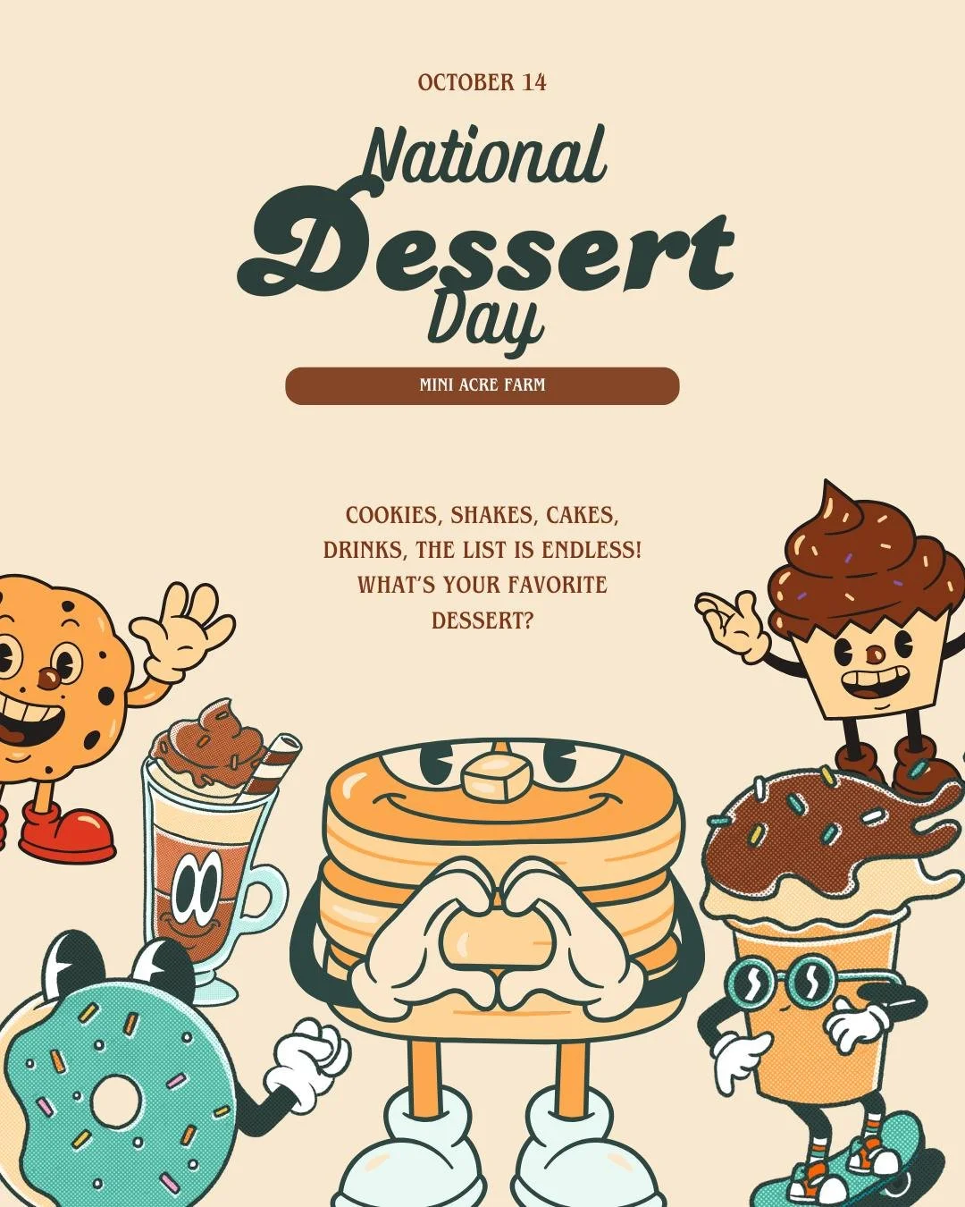 Let's talk desserts in celebration of National Dessert Day today!
We want to hear YOUR favorite dessert - and who knows? Maybe we'll find some inspiration in your suggestions for a future new product in our lineup.