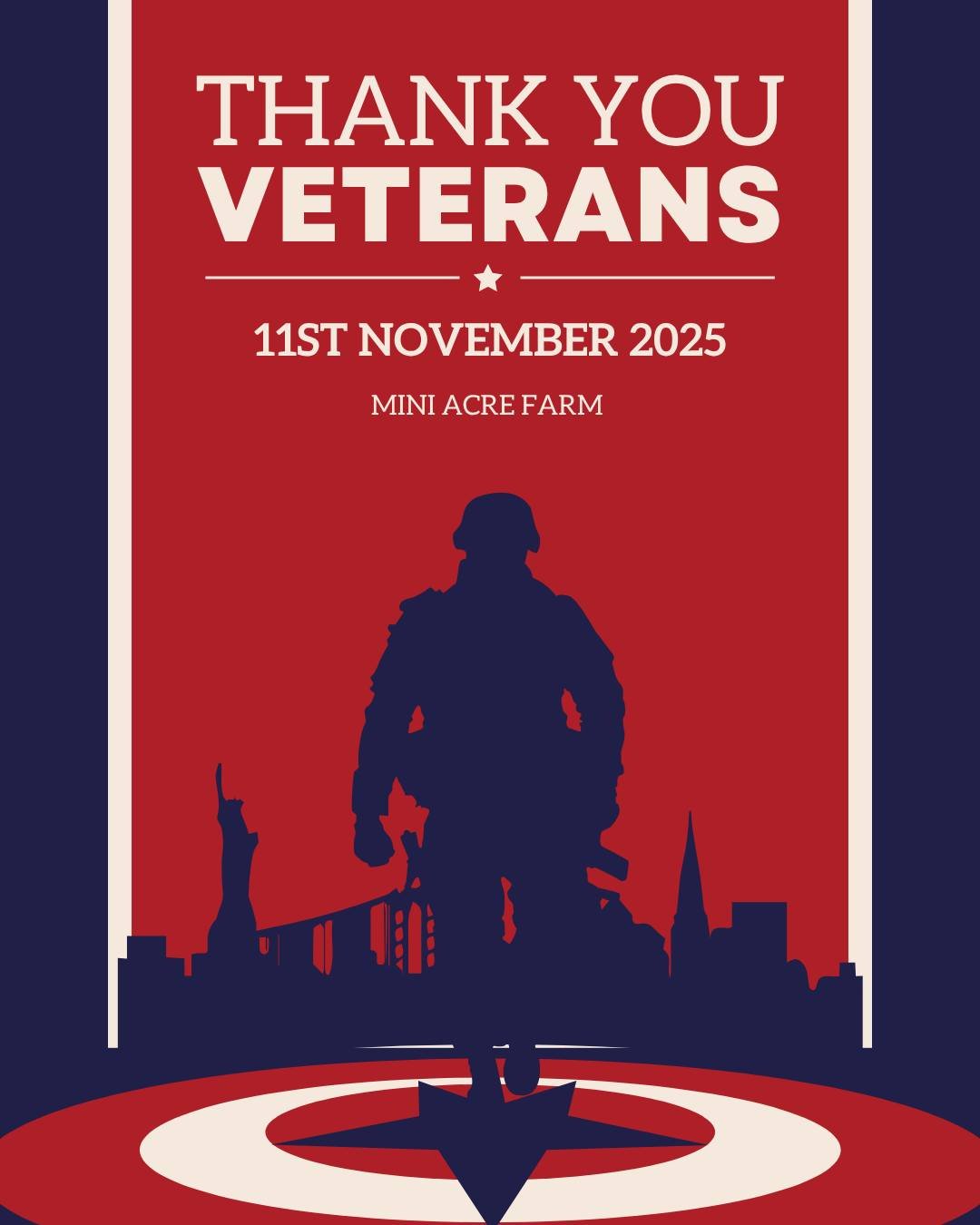 Today we honor all Veterans on Veterans Day. We thank you for your service. 🇺🇸