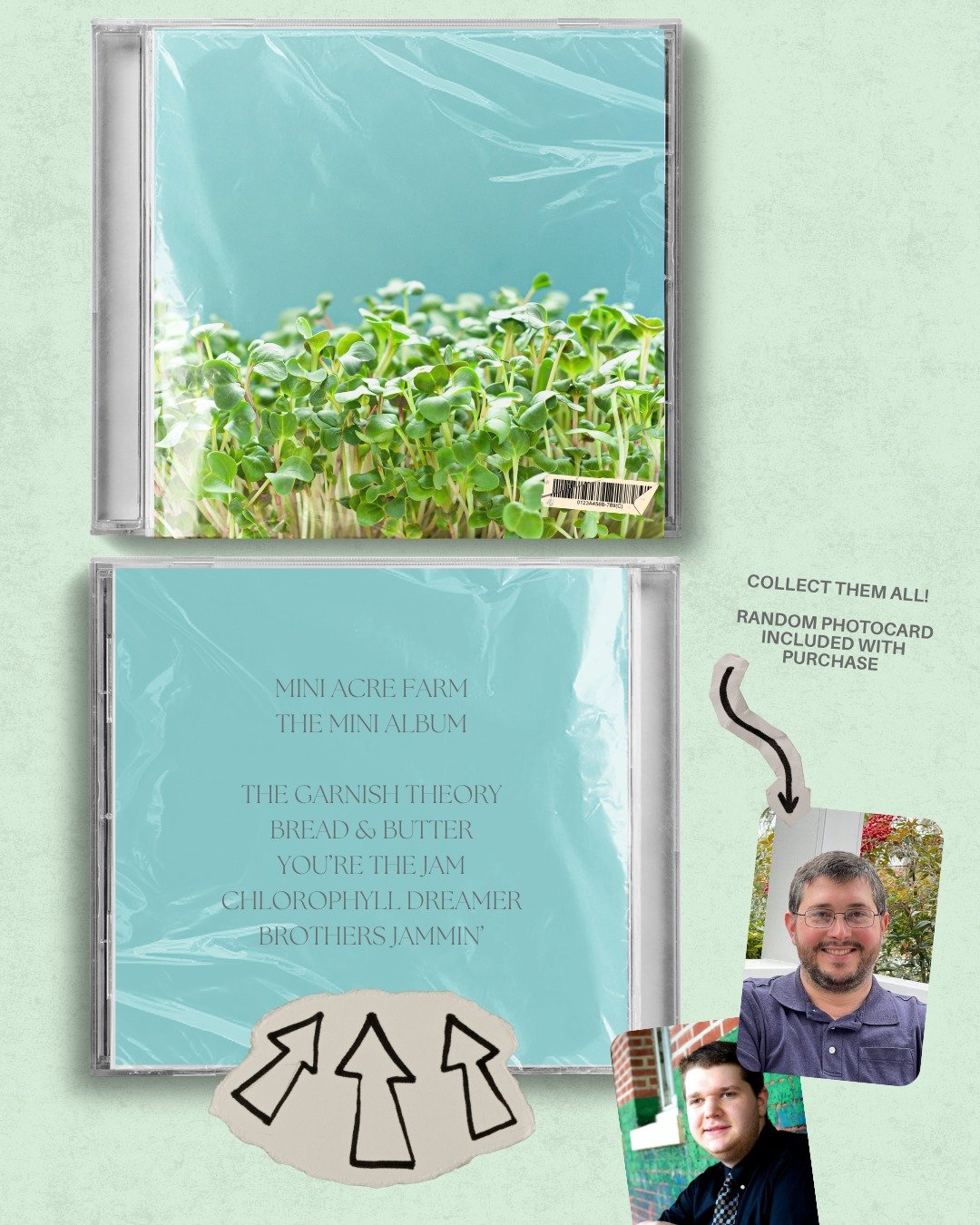 This is obviously just a little joke but we loved your song additions from last weeks song naming post! So we took the bit a little further by adding an actual track list to our fake music album (Any K-Pop fans here? Peek the photo cards! IYKYK... Se