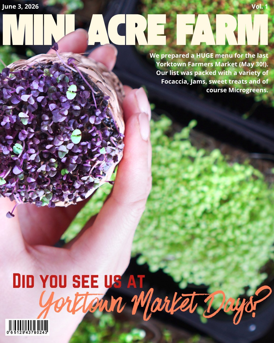 We had a few of you BAFFLED by the amount of menu items we had prepped for the last Yorktown Market Days . But who of you stopped by? 

And if you did... what did you get? And to be EVEN NOSIER... What was your fave?? 🤪