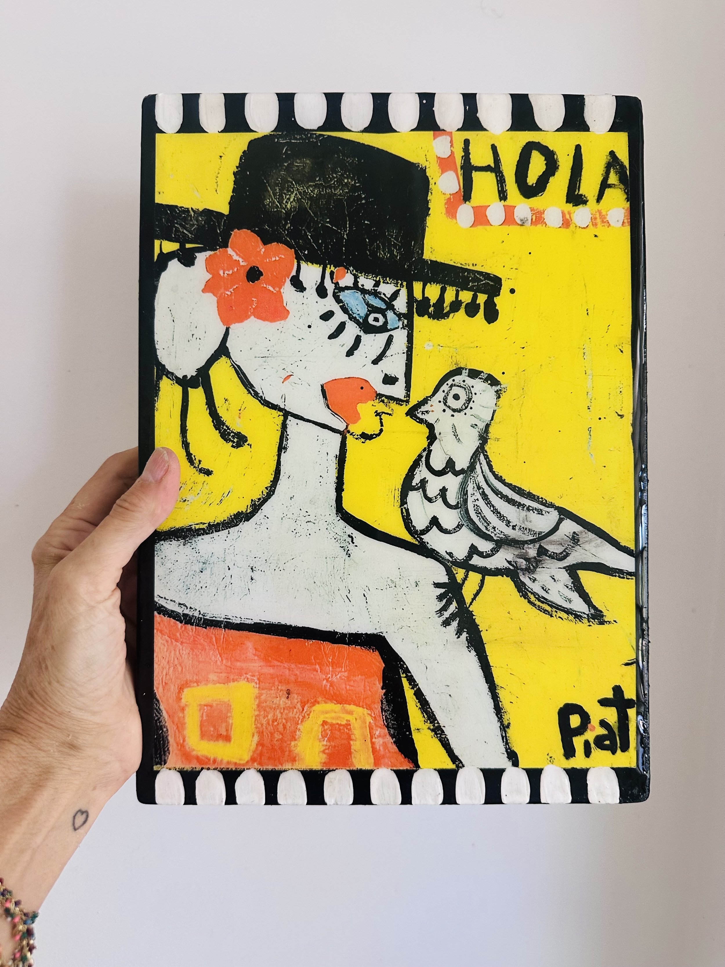 Hola Wall Tile Handmade