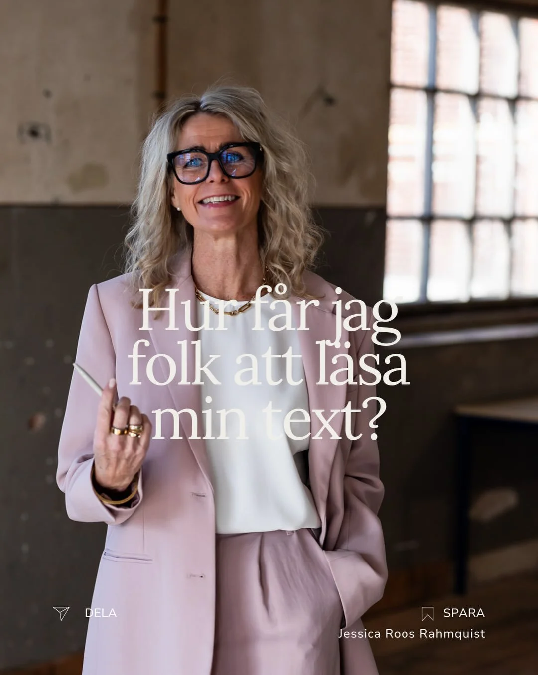 Hur f&aring;r jag folk att l&auml;sa min text? 🤷&zwj;♀️

Tiotusenkronorsfr&aring;gan som &auml;r gemensam f&ouml;r de flesta av mina kunder. Alla har sv&aring;rt att veta hur de ska skriva f&ouml;r att bli l&auml;sta. Och inget alls &auml;r konstigt