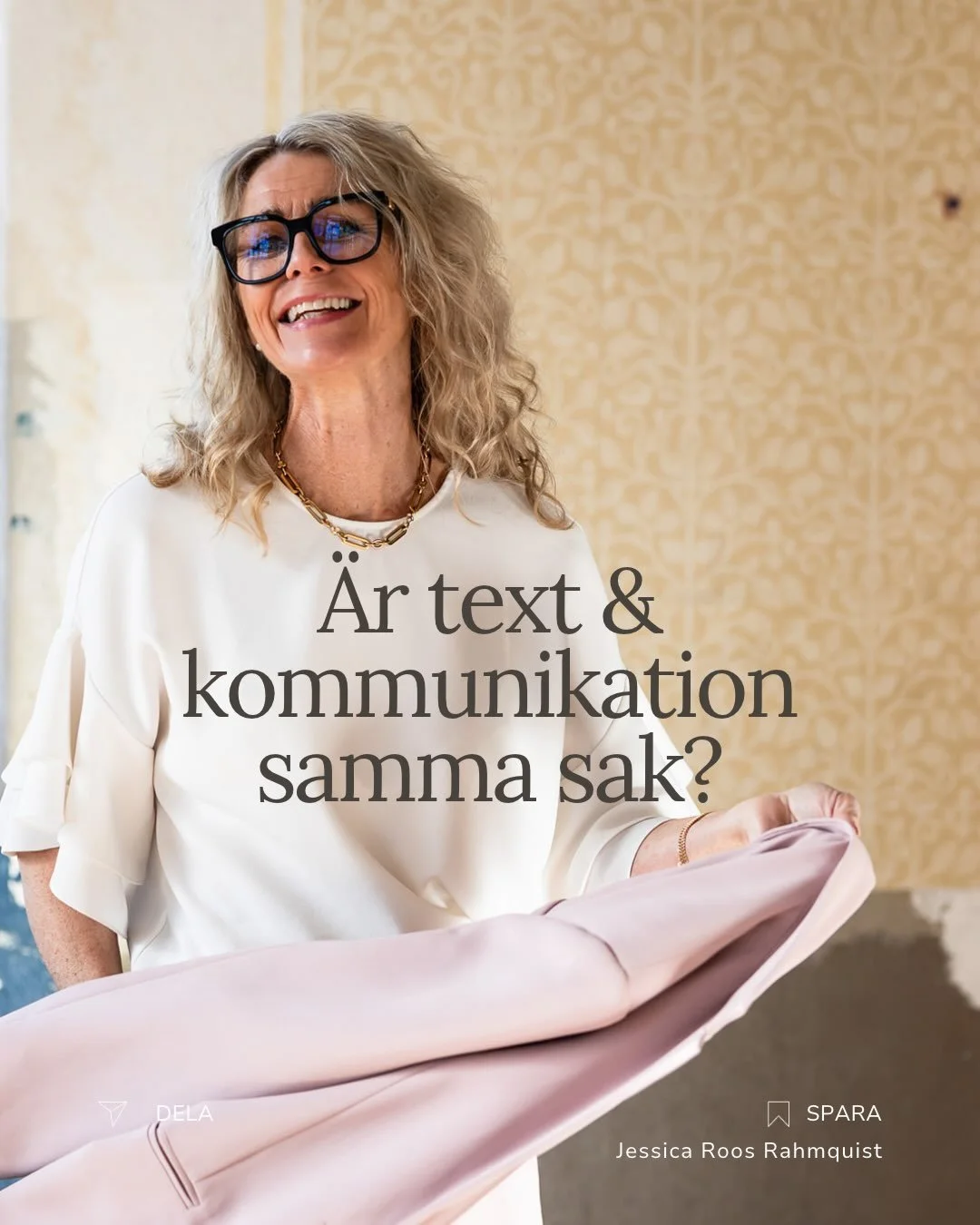 &Auml;r text och kommunikation samma sak? 🤷&zwj;♀️

L&auml;nge t&auml;nkte jag att det var det. 

Skriver du bra, s&aring; n&aring;r du fram. Enkelt ju.
&Auml;nd&aring; har jag skrivit bra texter jag &auml;r stolt &ouml;ver. Men som inte gett n&arin