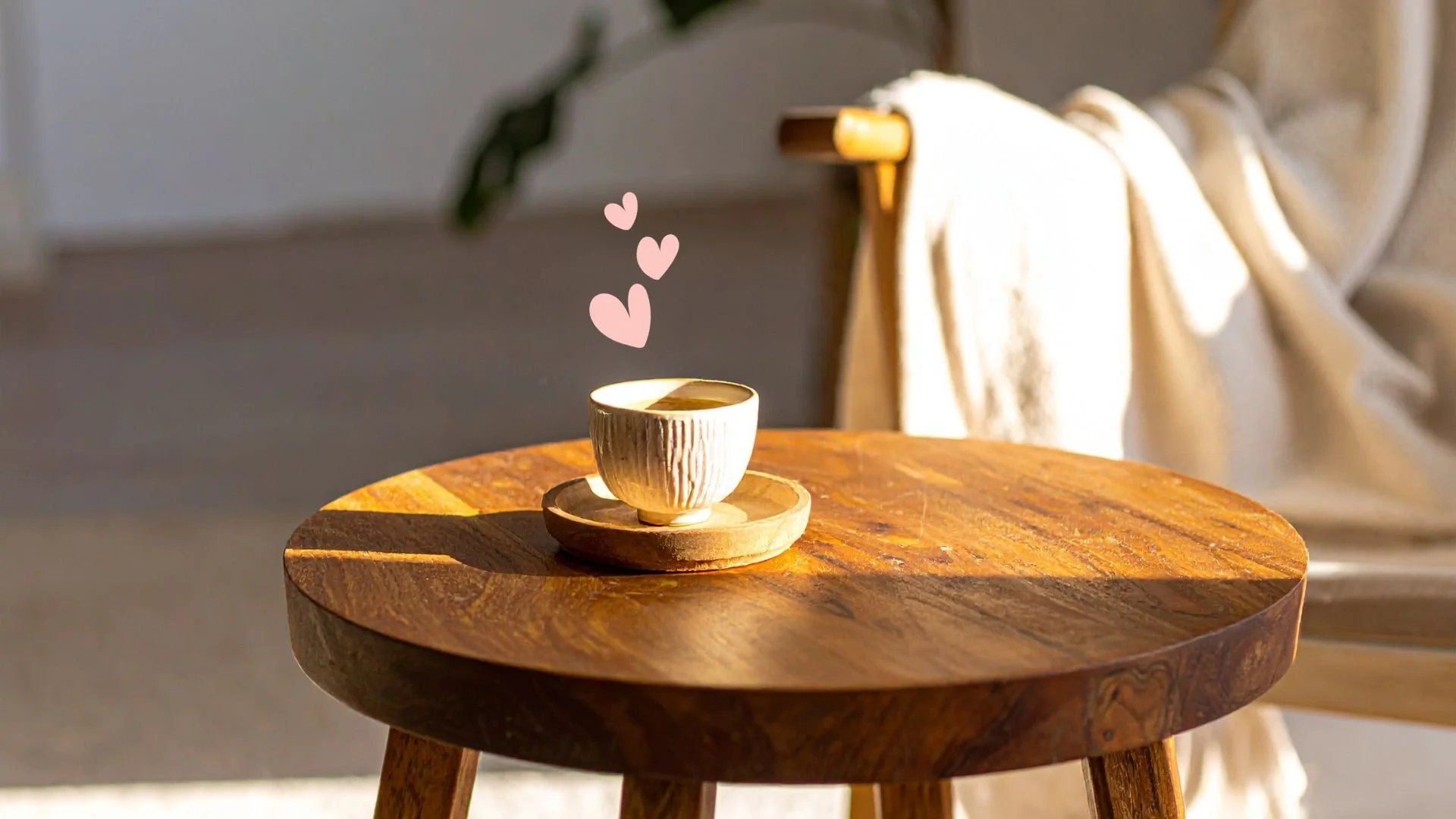soffbord-kaffe-hjärtan-solljus-roos-rahmquist