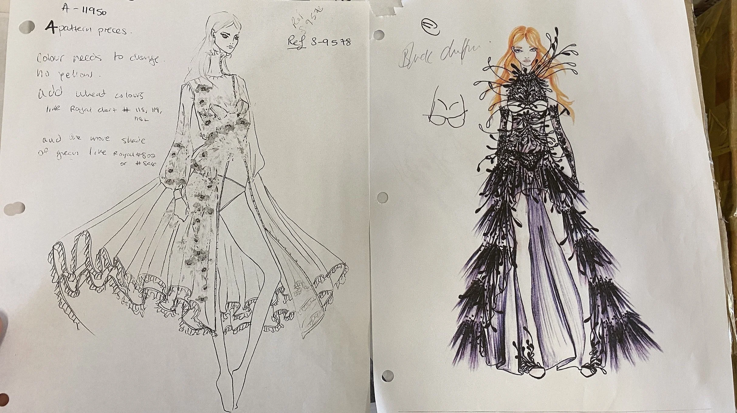  Fashion’s ephemeral archives. Following “export house” workflows.   New York, 2020.  