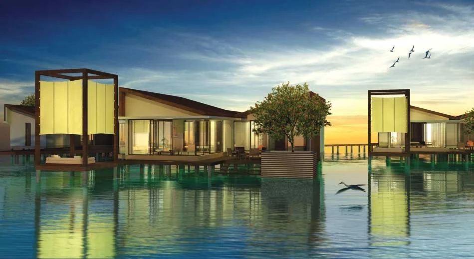 3d render for Lundhufushi Resort