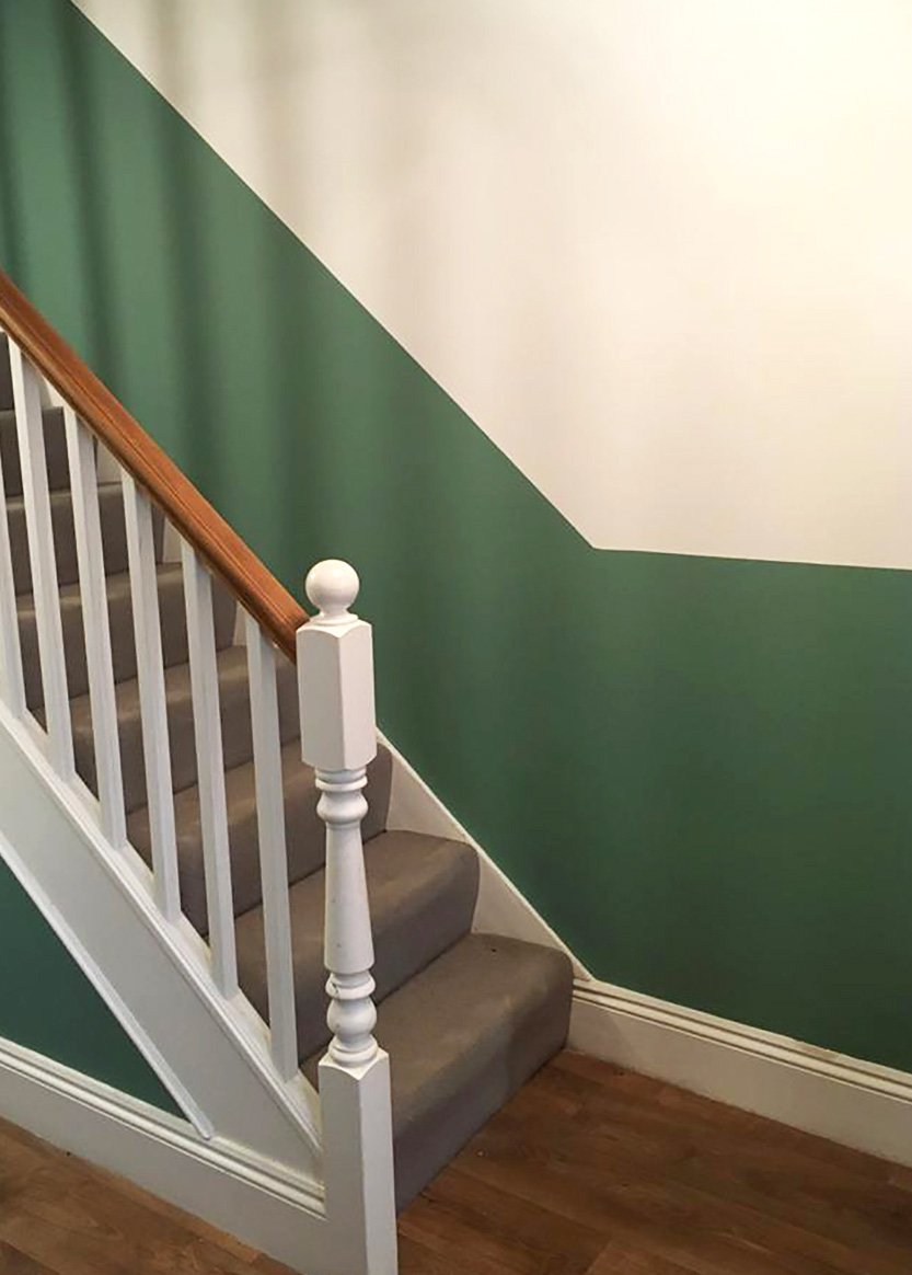 Renew Decorators | Interior Painting Staircase Feature