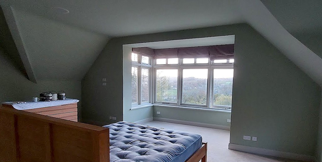 Renew Decorators | Interior Painting Sage Green Bedroom