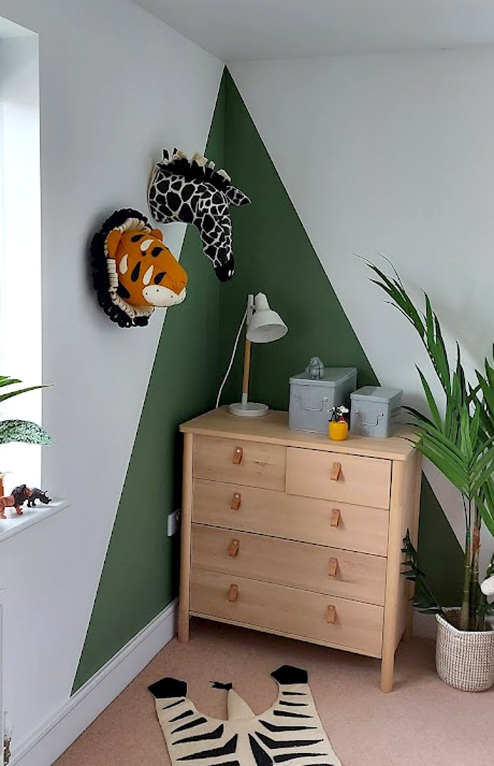 Renew Decorators | Interior Painting Kids Room Feature Corner