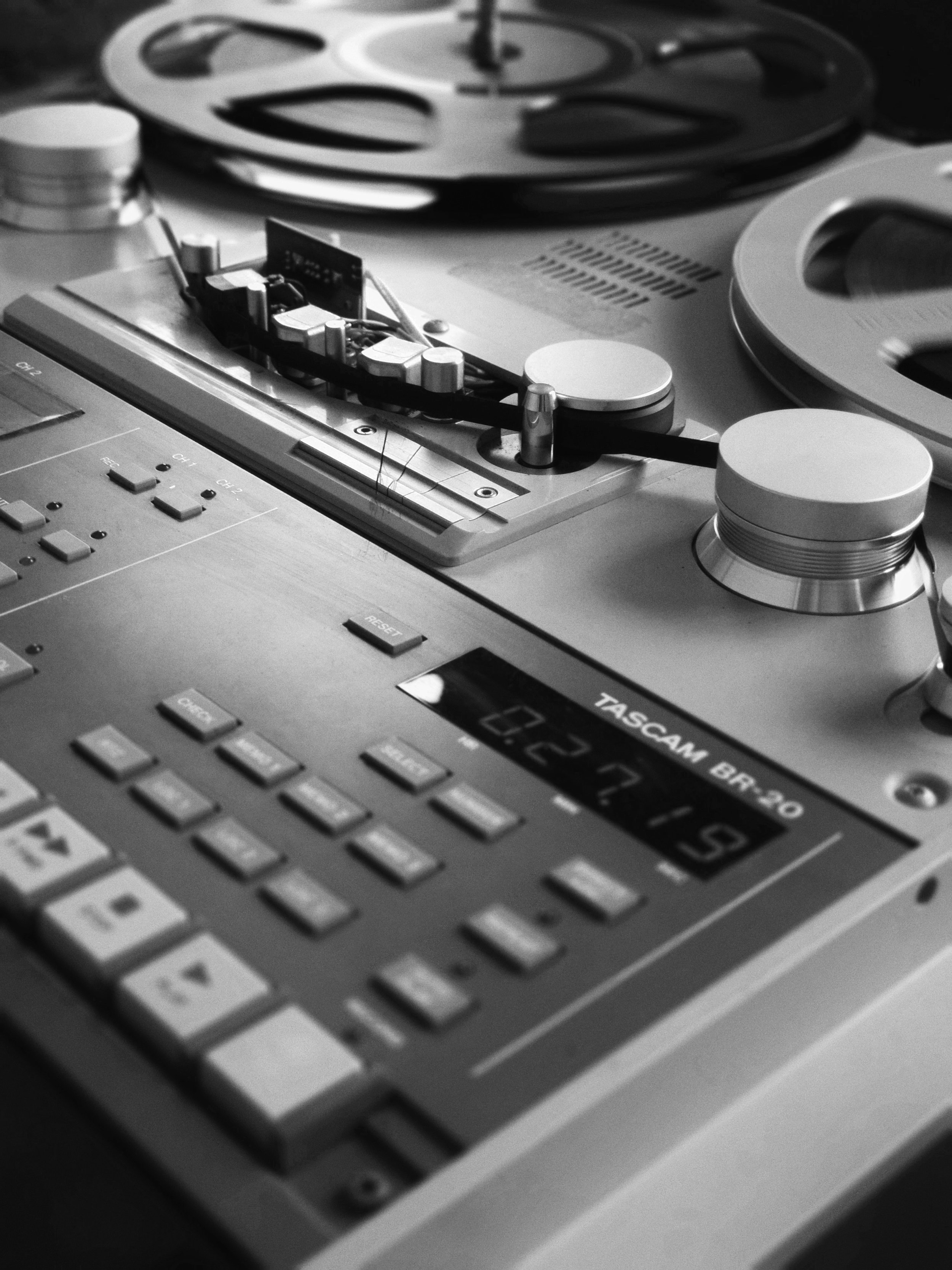 Tascam BR-20 Tape machine used for most of the work