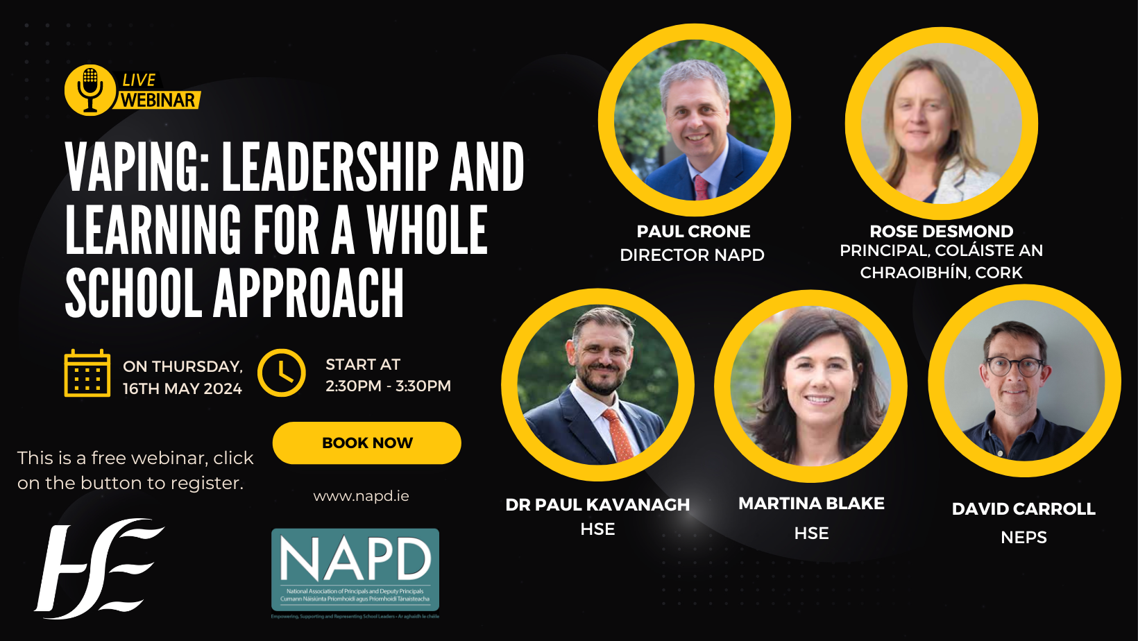 NAPD/HSE/NEPS Webinar: Vaping: Leadership and Learning for a whole ...