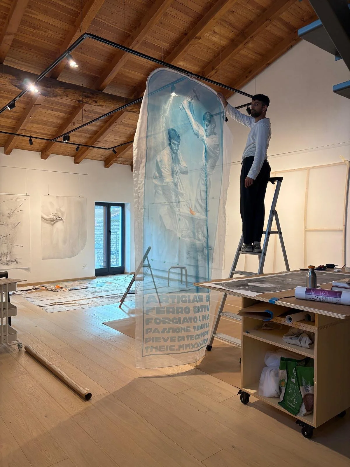 Camilo NuÑez, work in progress,  2025 Arroscia Residency