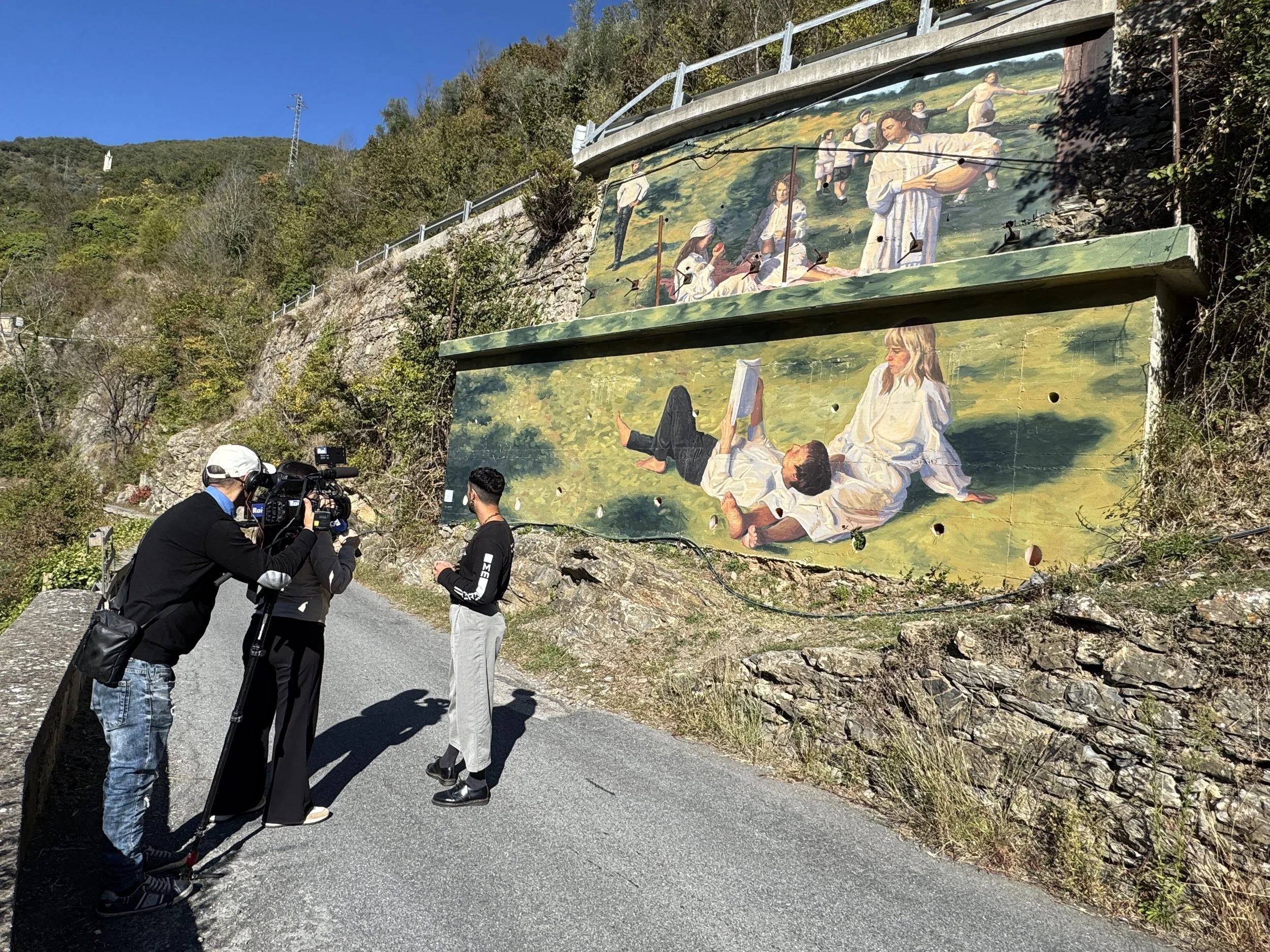 Camilo NuÑez, 2025, Mural, interview, Lavina, Rezzo (IM), Arroscia Residency Think Art