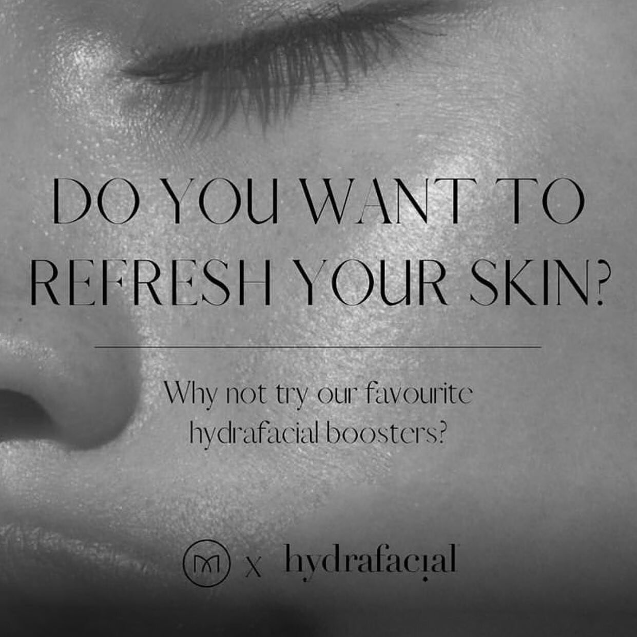 ☁️ REFRESH YOUR SKIN☁️

Did you know you can add targeting boosters to your Hydrafacial?! 

Here at the Melrose Clinic we offer a large range of boosters for all skin care concerns. 

Here are 3 from @muradskincareuk @hydrafacialuk. 
 
 💚Clarifying: