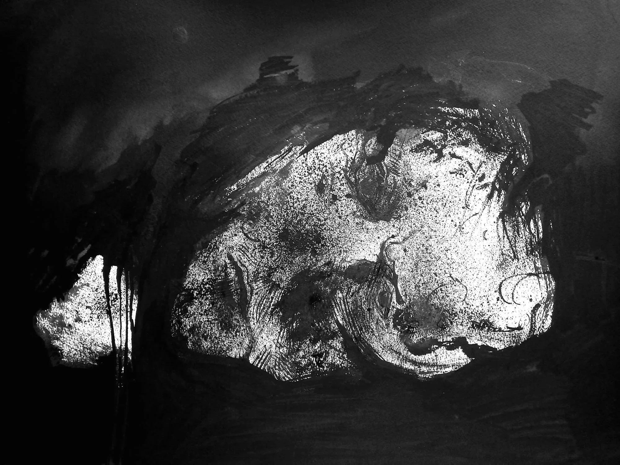 'A Birthday Wish'
Indian ink on Bockingford Paper A1