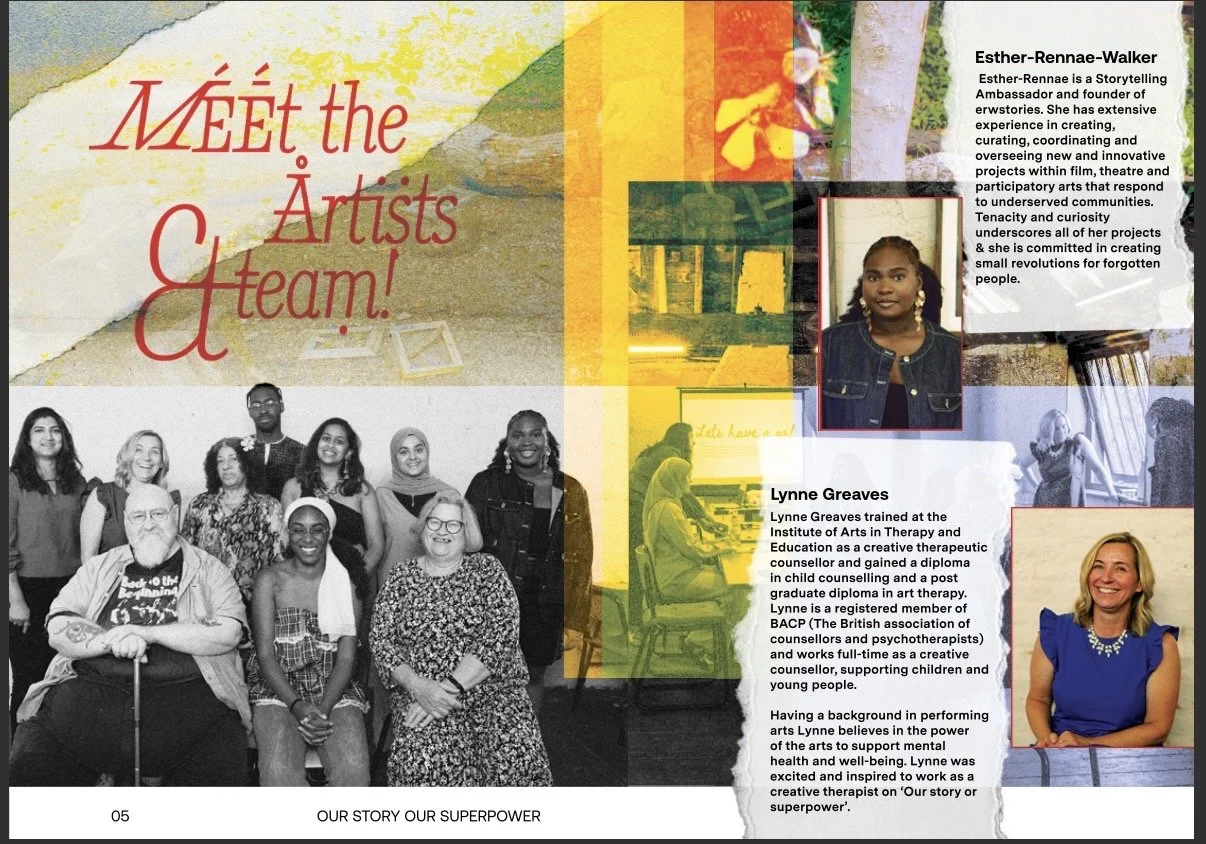 Our Story, Our Superpower Zine | Designed by Maryam Adams | Published by Havering Changing 