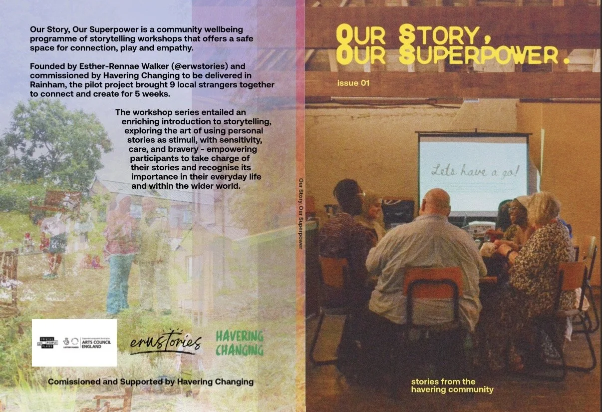 Our Story, Our Superpower Zine | Designed by Maryam Adams | Published by Havering Changing 