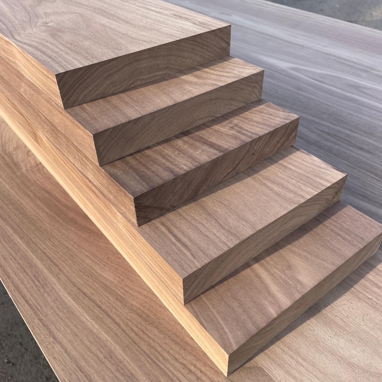 Planed Walnut planks to order online