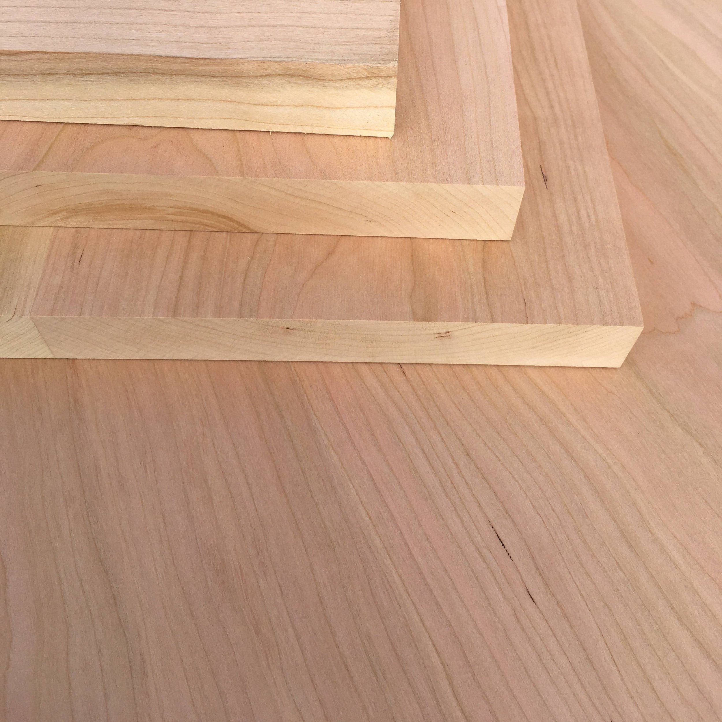Cherry worktops 620mm wide made to order.