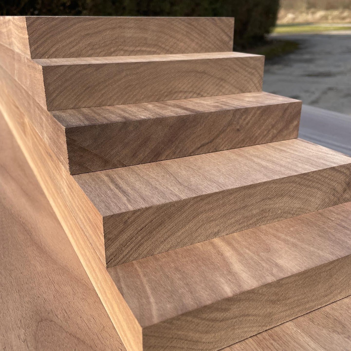 Sanded Walnut Boards