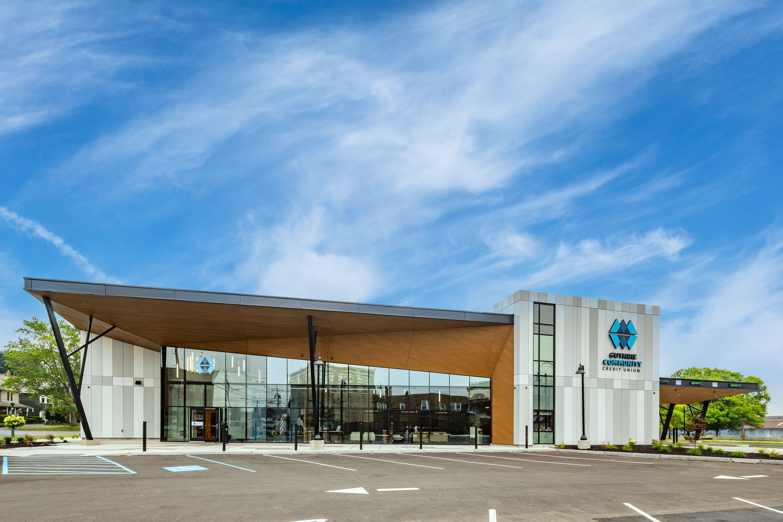 Contemporary Credit Union HQ in a Rural Community   Guthrie Community Credit Union - Headquarters