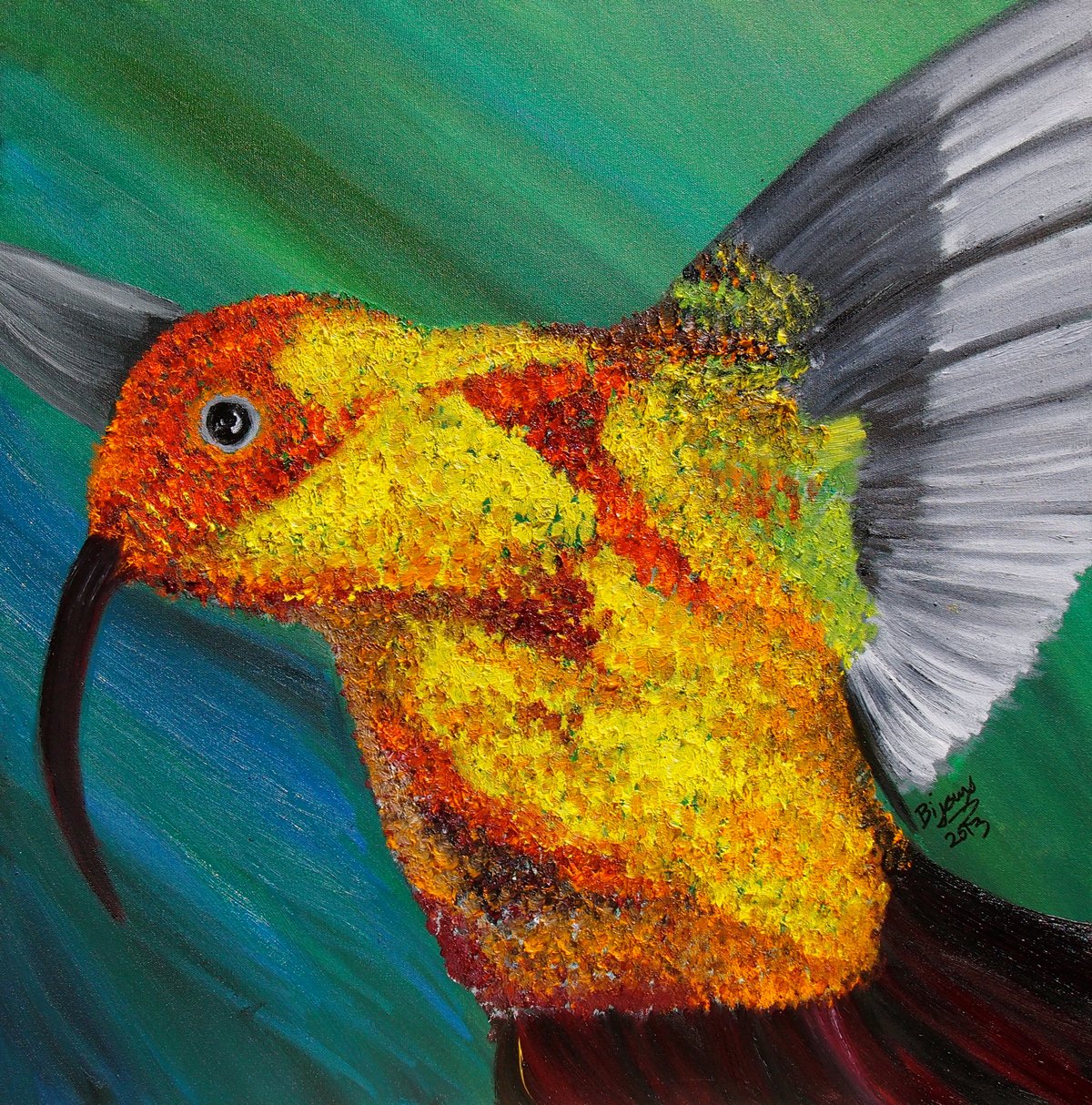 Inspired by Hummingbird - SOLD